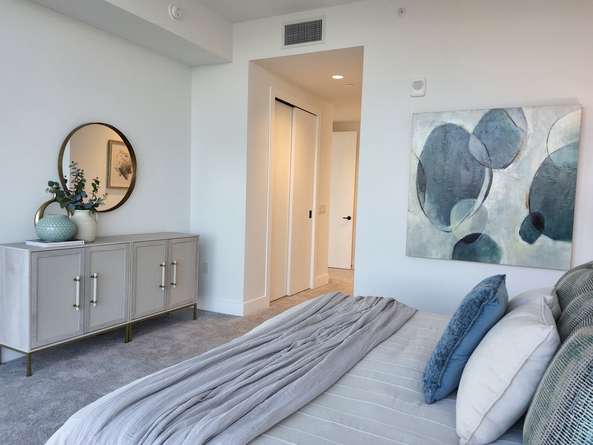 Reflections St. Pete coastal master bedroom